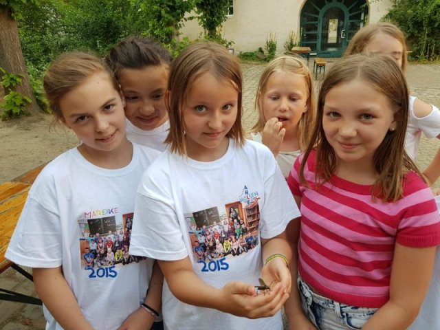 Abschlussgrillen der Klasse 4b im Biologiezentrum Bustedt